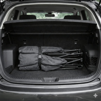 Lit de camp pliable KampyGo - Acier, Oxford, supporte 200 kg, déplié en 10s