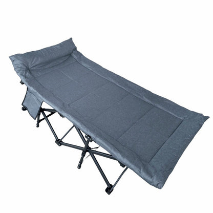 Lit de camp pliable KampyGo - Acier, Oxford, supporte 200 kg, déplié en 10s